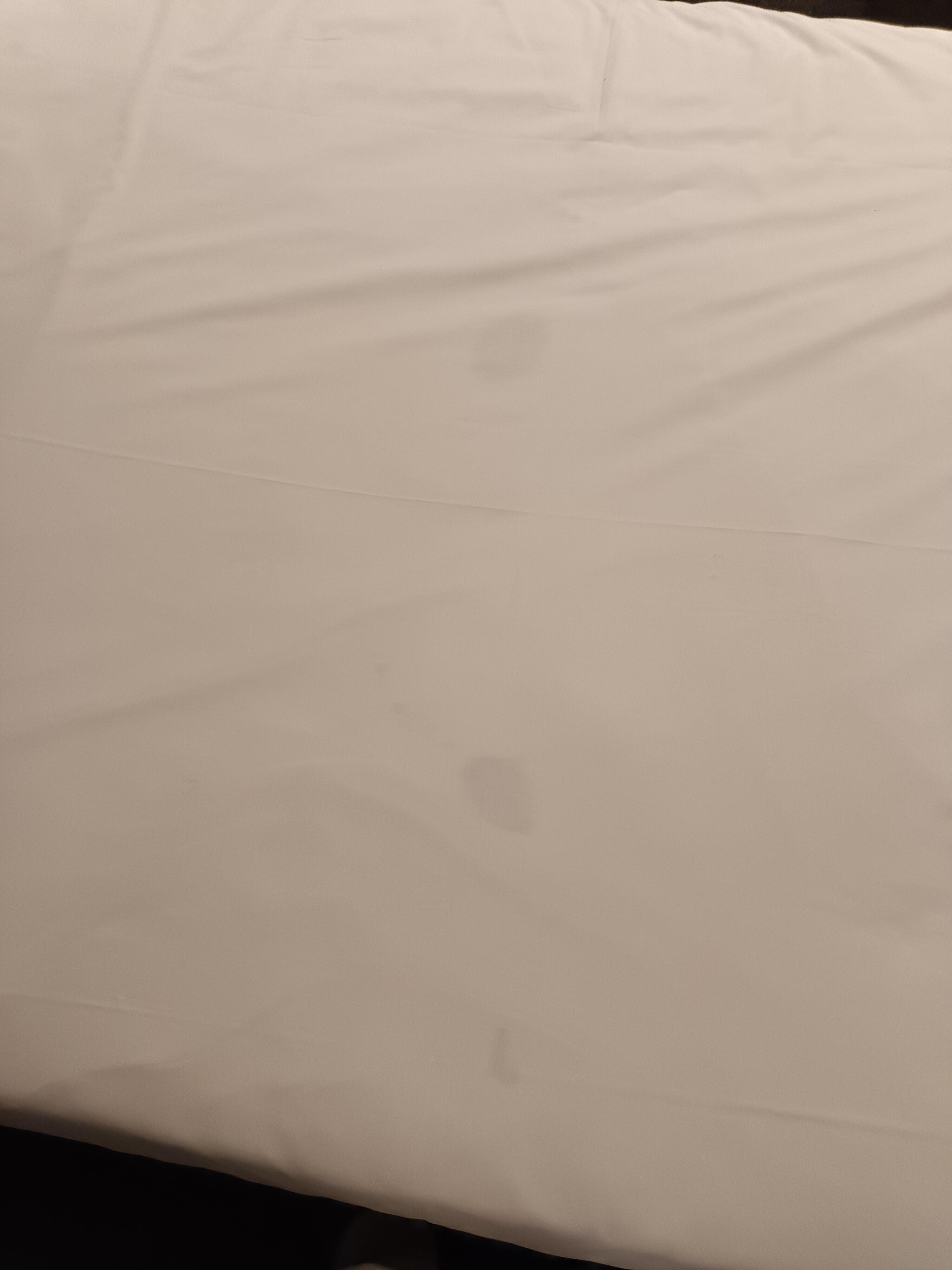 Stain on bed sheets