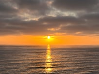 Sunset view from the house!