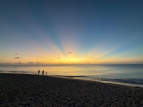 Spectacular sunset, taken from the restaurant