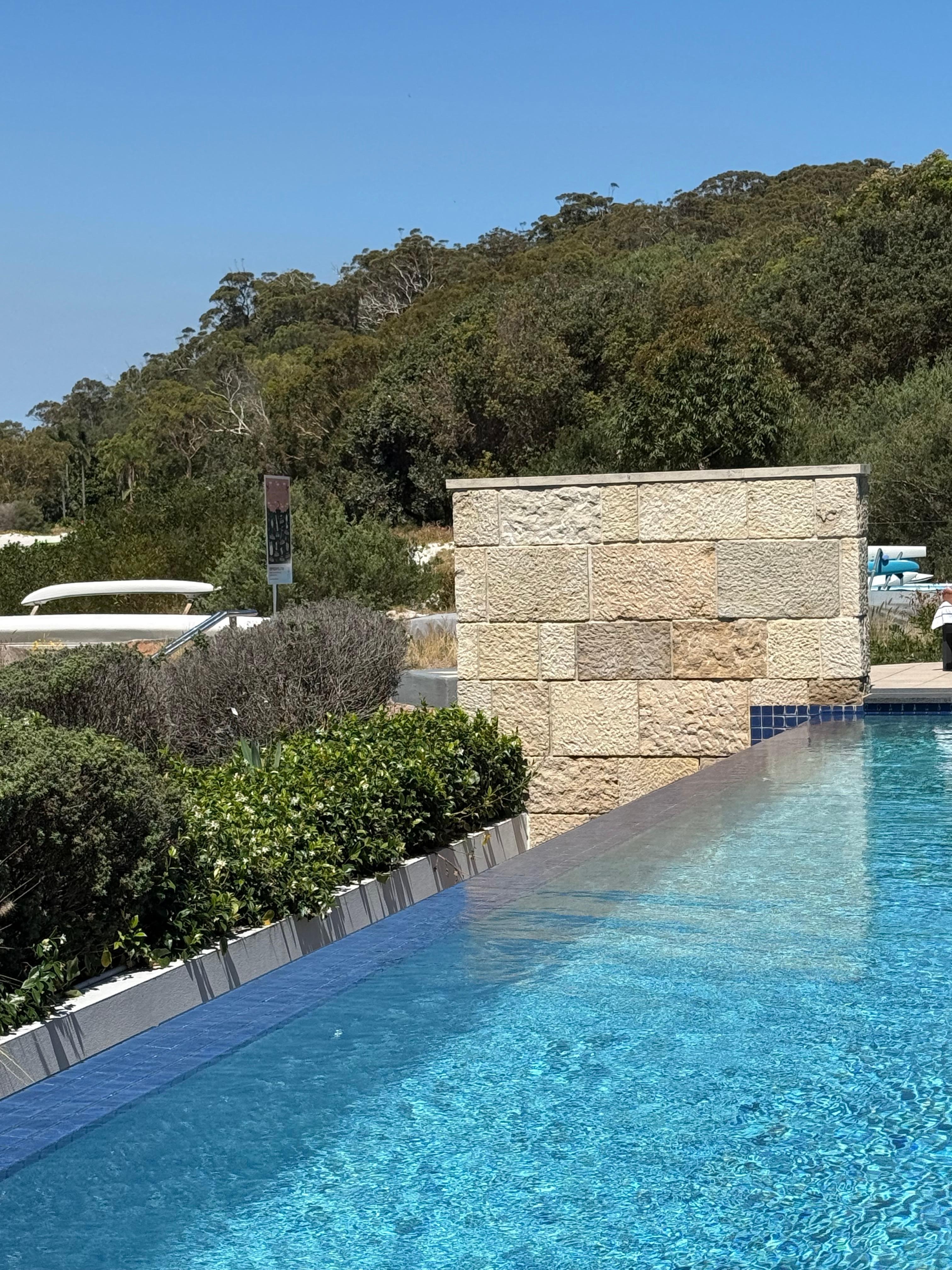 Amazing pool. Even a little warmer than your average pool, about 26oC. Perfect!! 