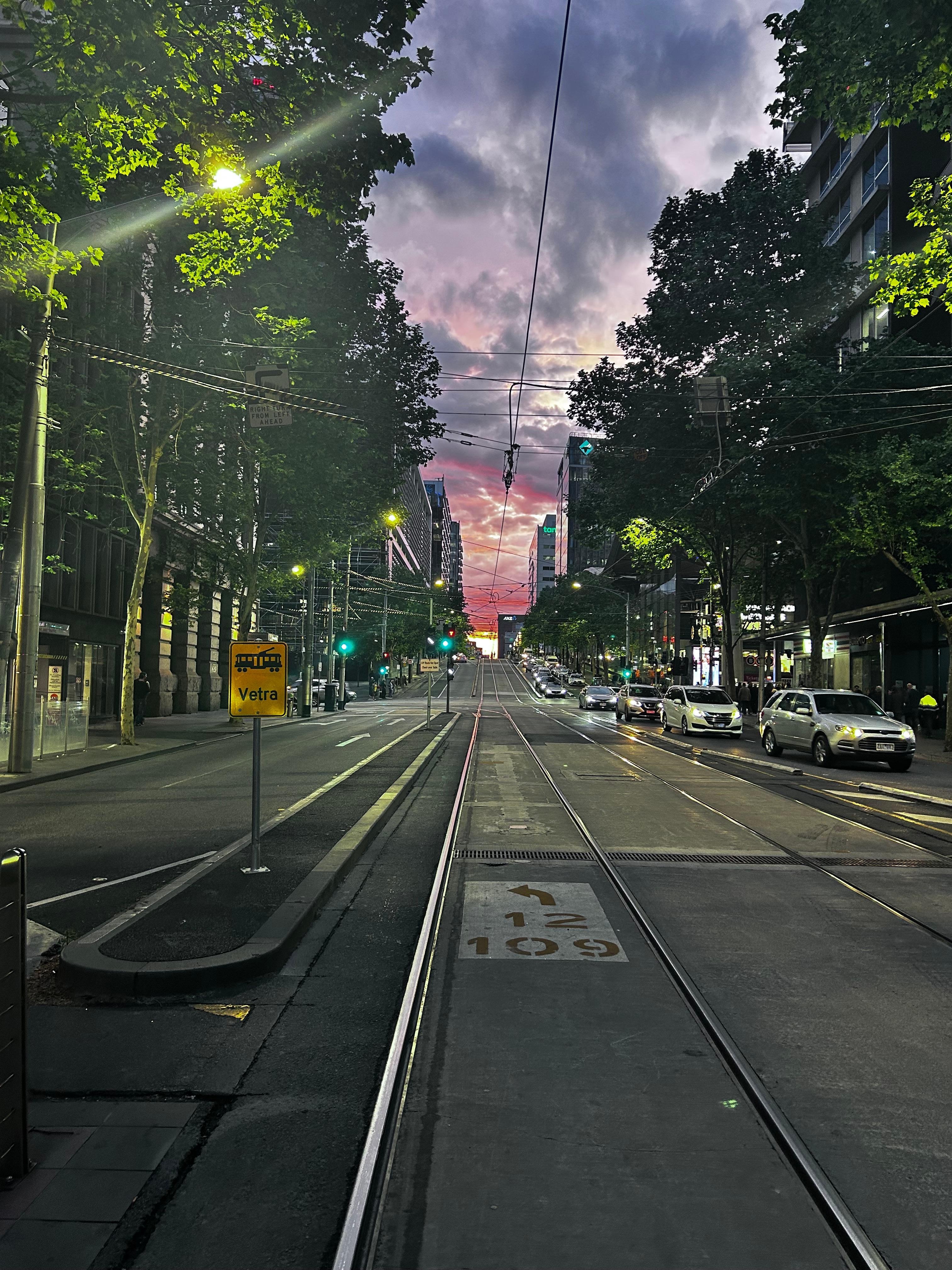 View from the nearby tram stop