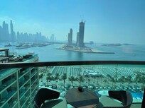 Vue depuis la terrasse de la chambre Executive sur mer