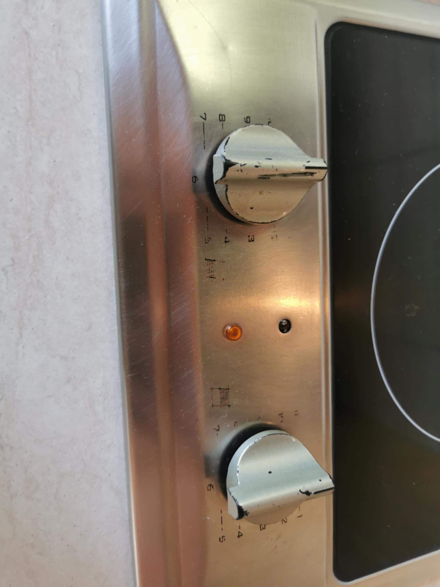 Slidt køkken