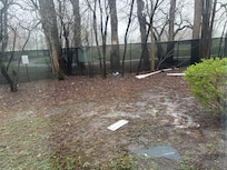 Trash around the property