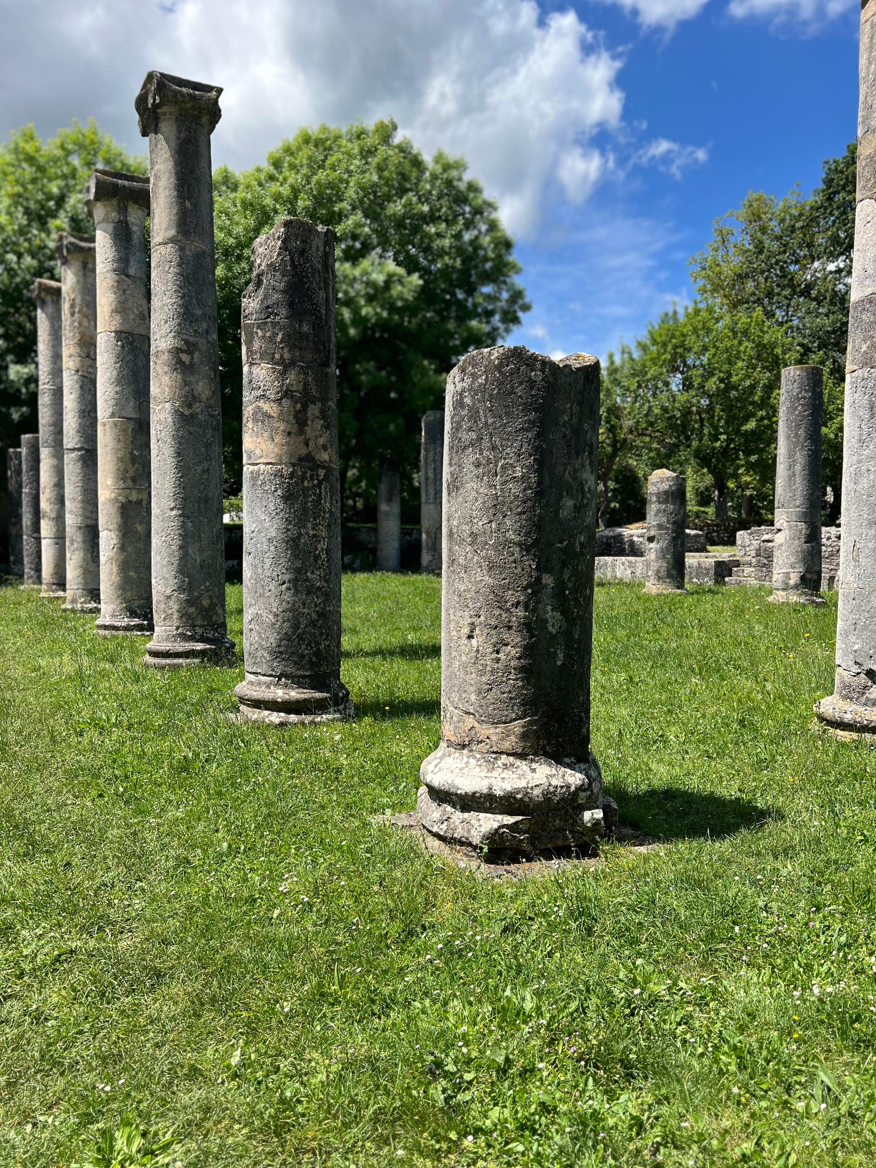 The ancient ruins located in Sepino 
