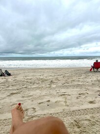 feet in the sand