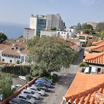 View toward ocean from rooftop