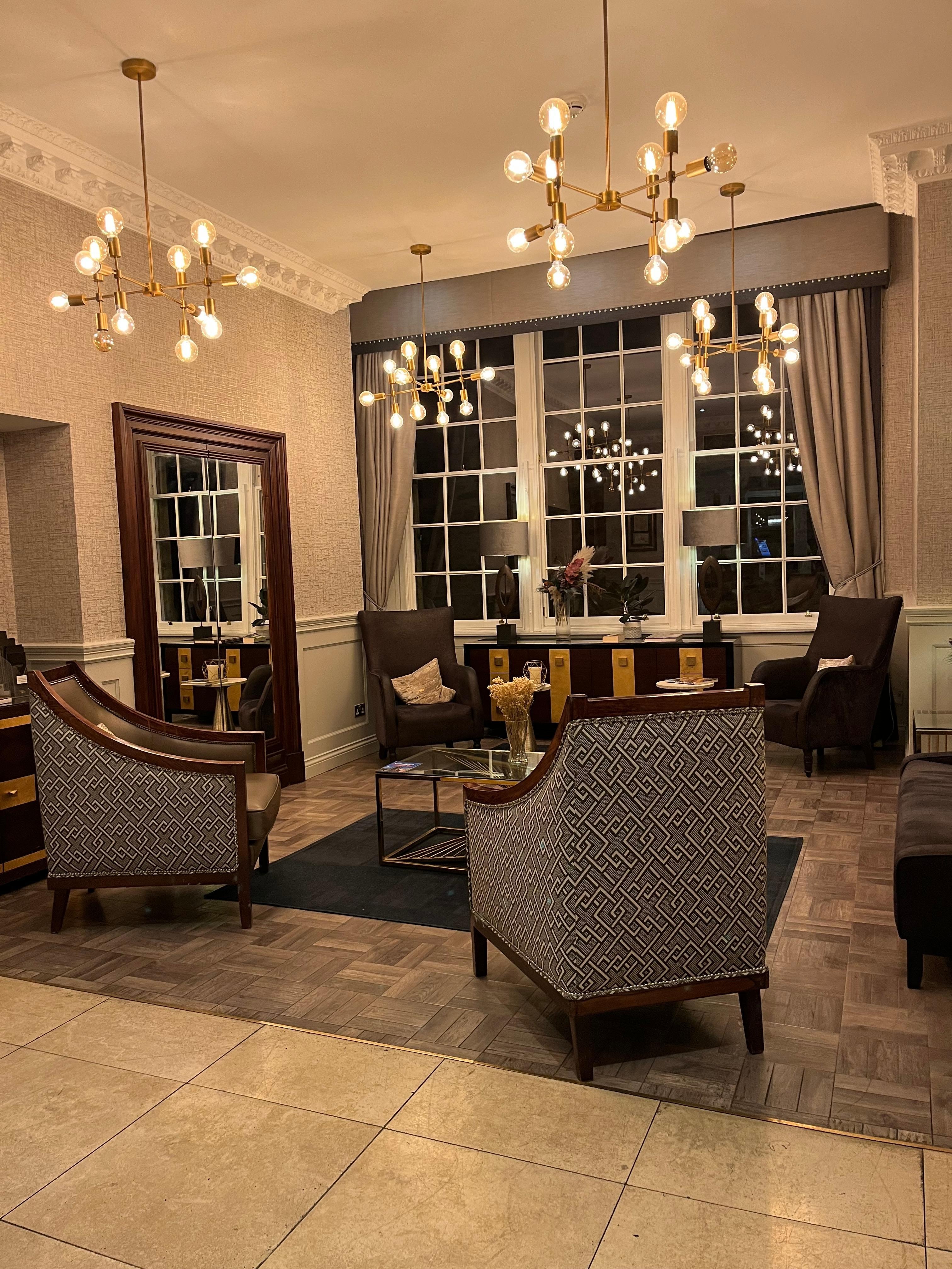 Lounge nära receptionen