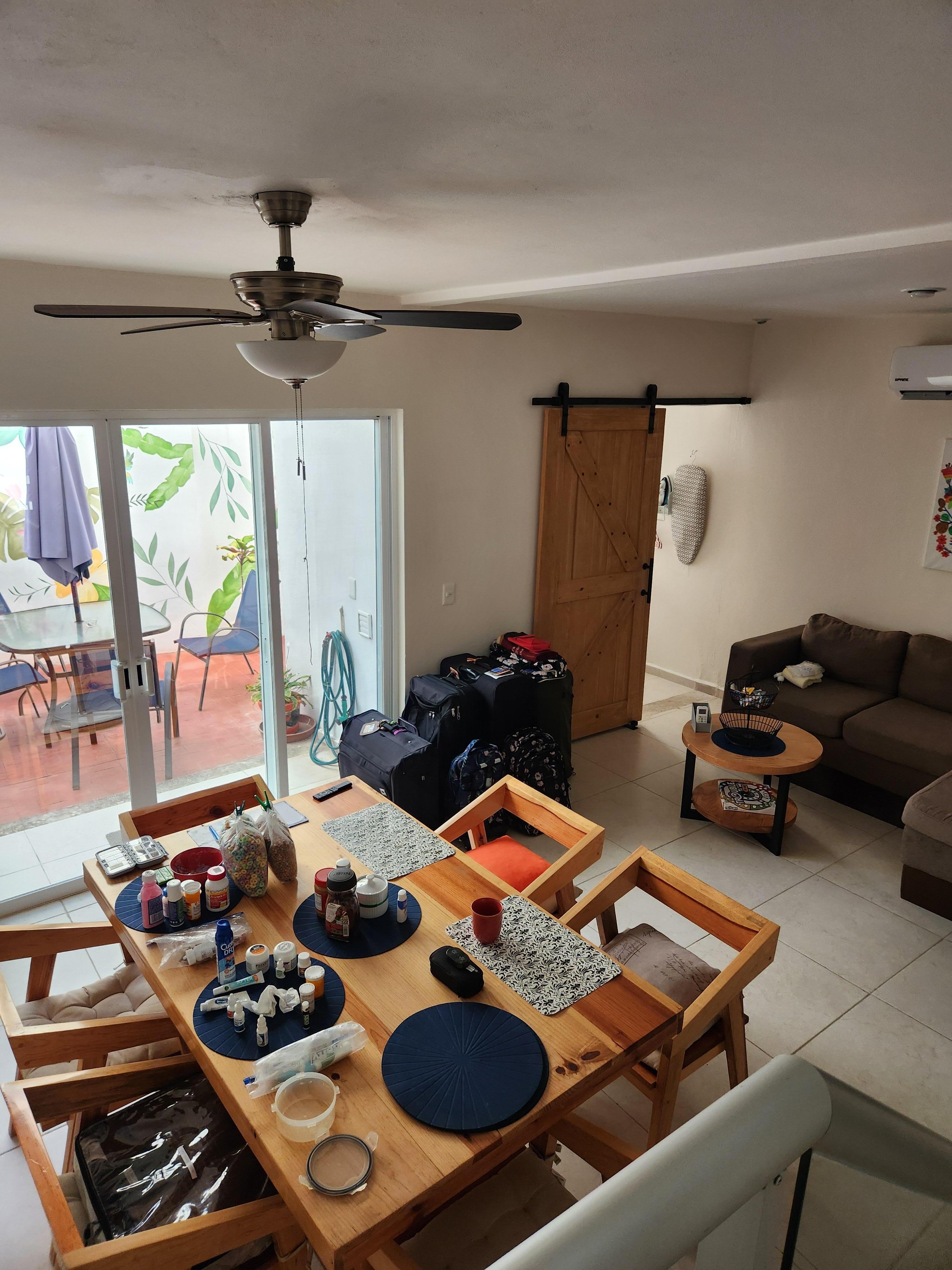 Dining, and living room 