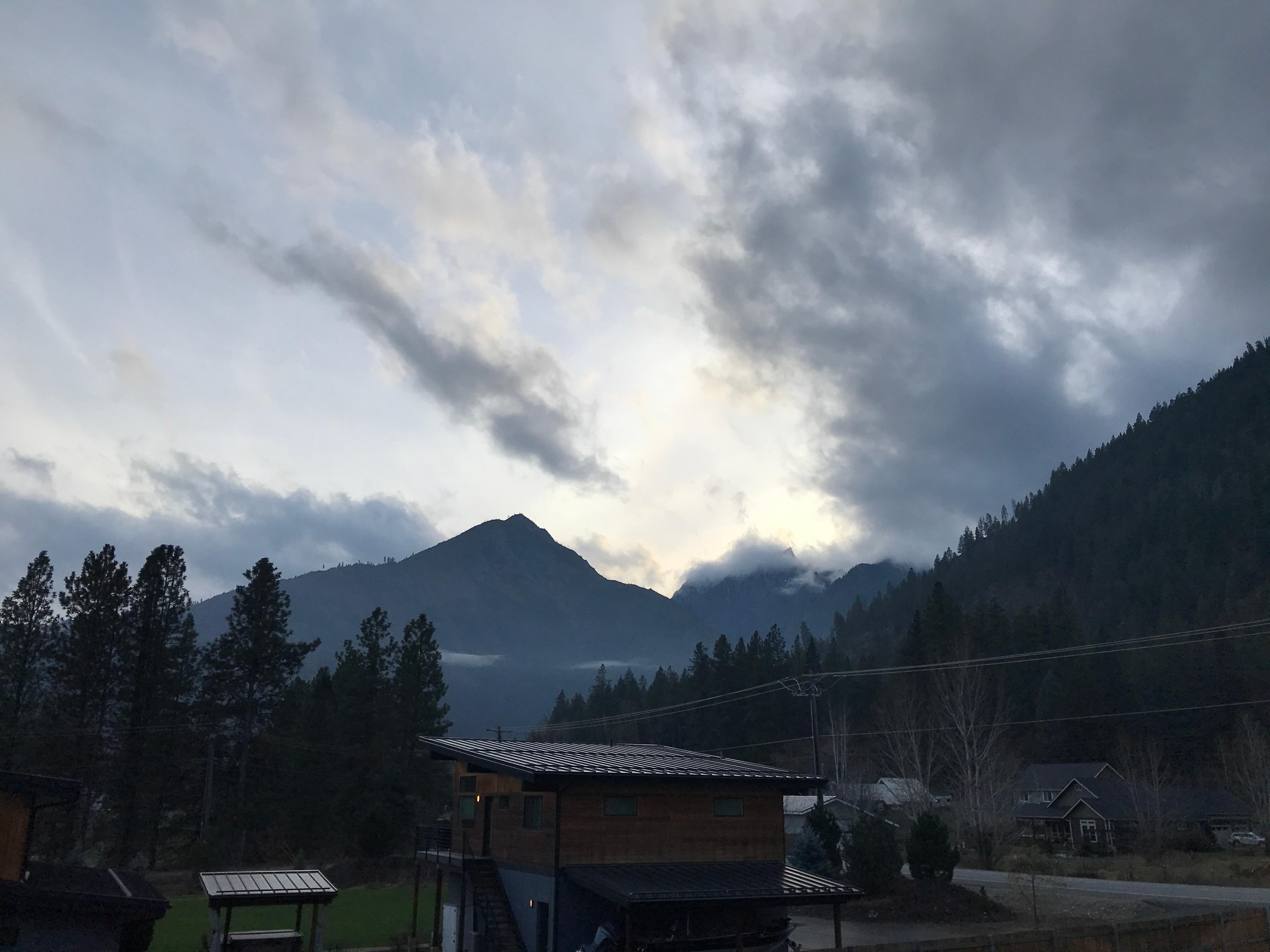 Sunset from the deck