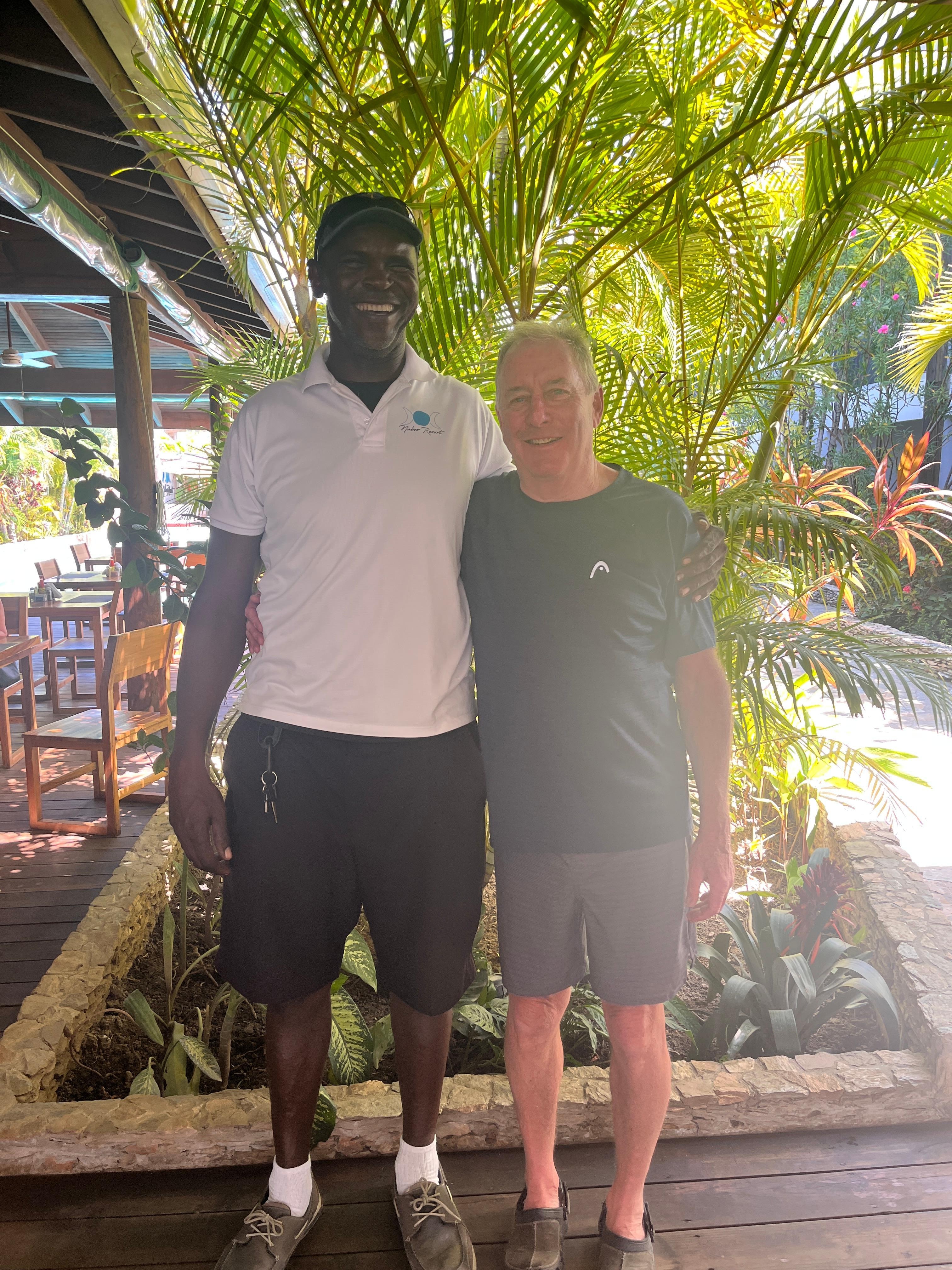 Luther will be your best friend….all 6’9” of him. 