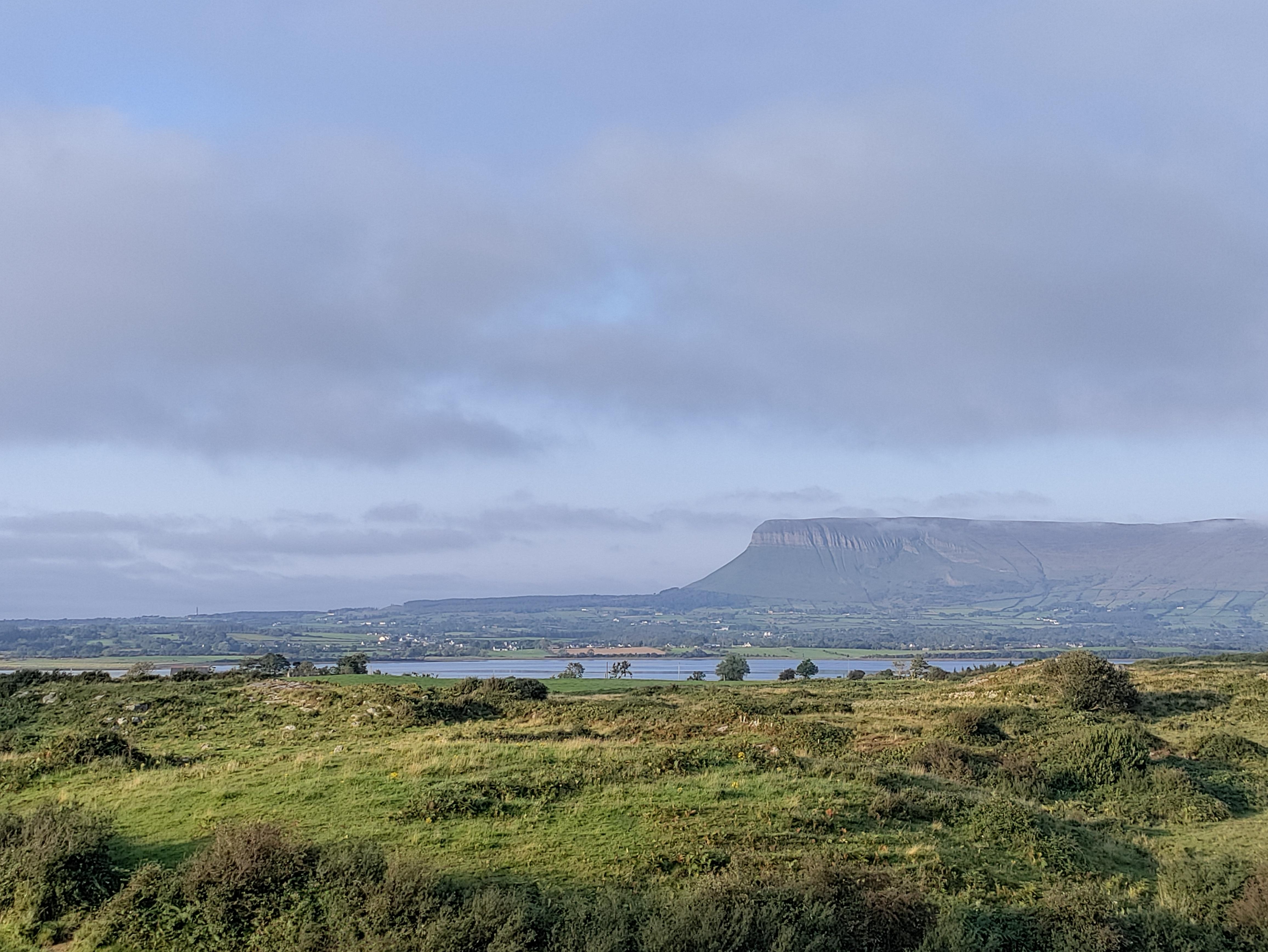 View of Ben Bulben from bedroom 