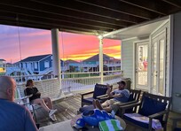 Great porch for visiting.