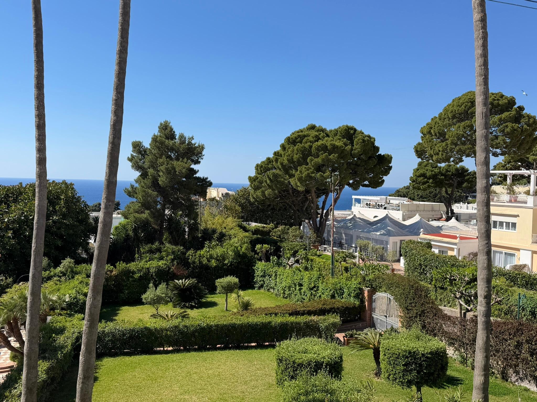 view from breakfast terrace