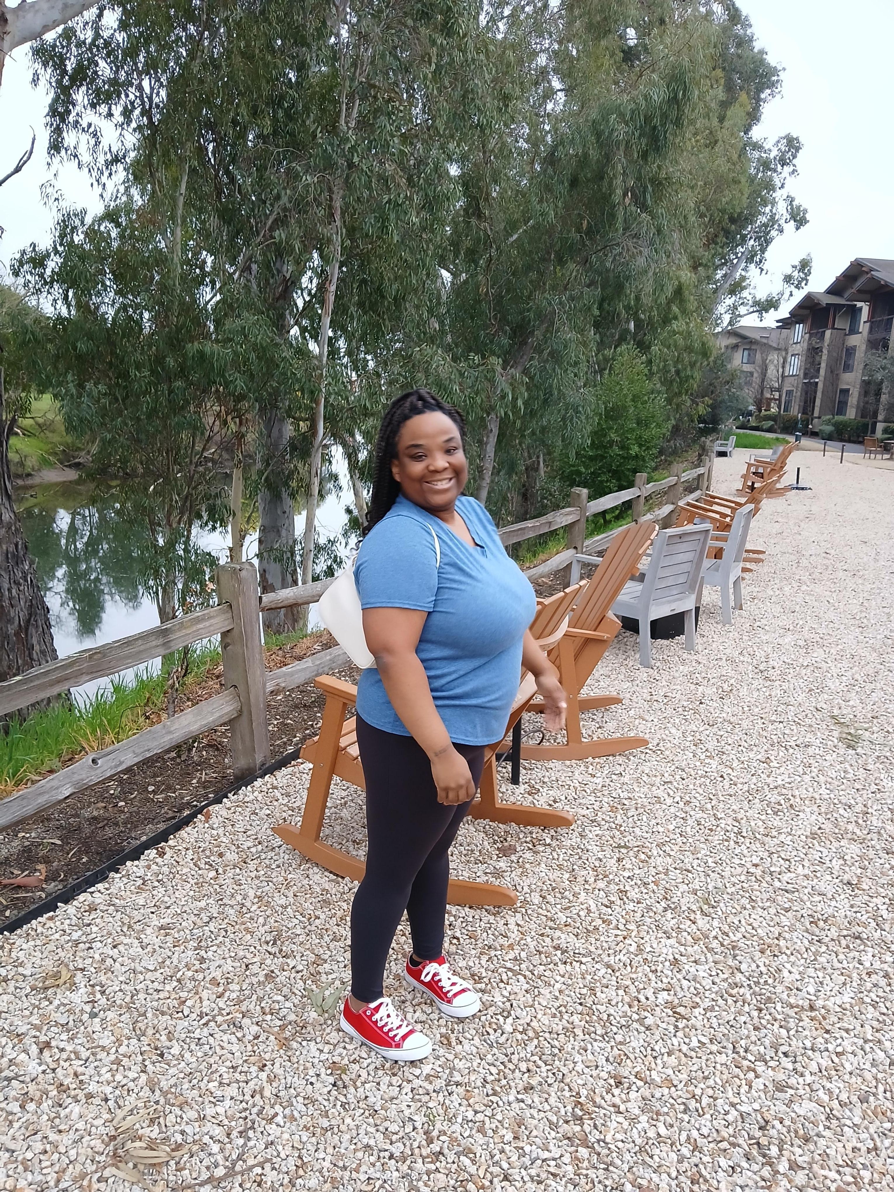 Riverwalk  in the back of hotel