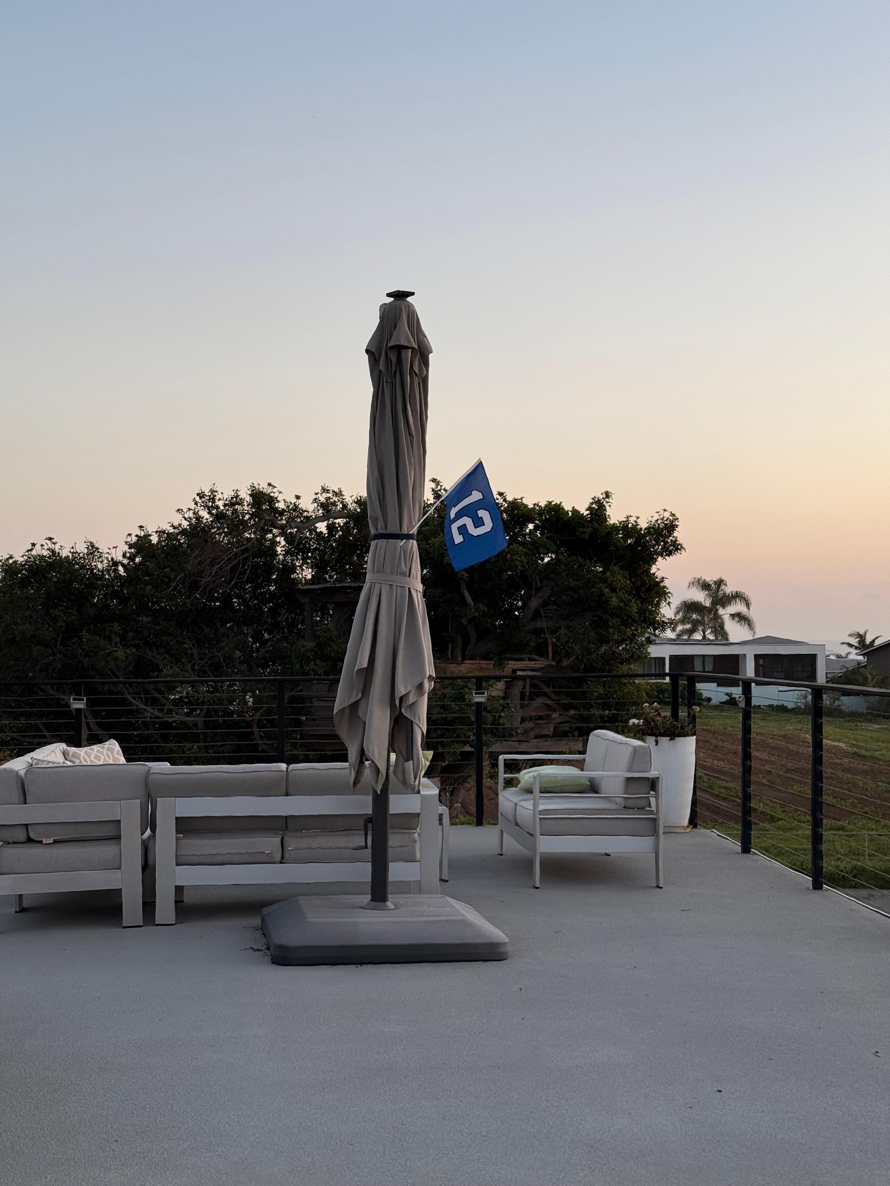 Super Bowl weekend. Brought the colors. 