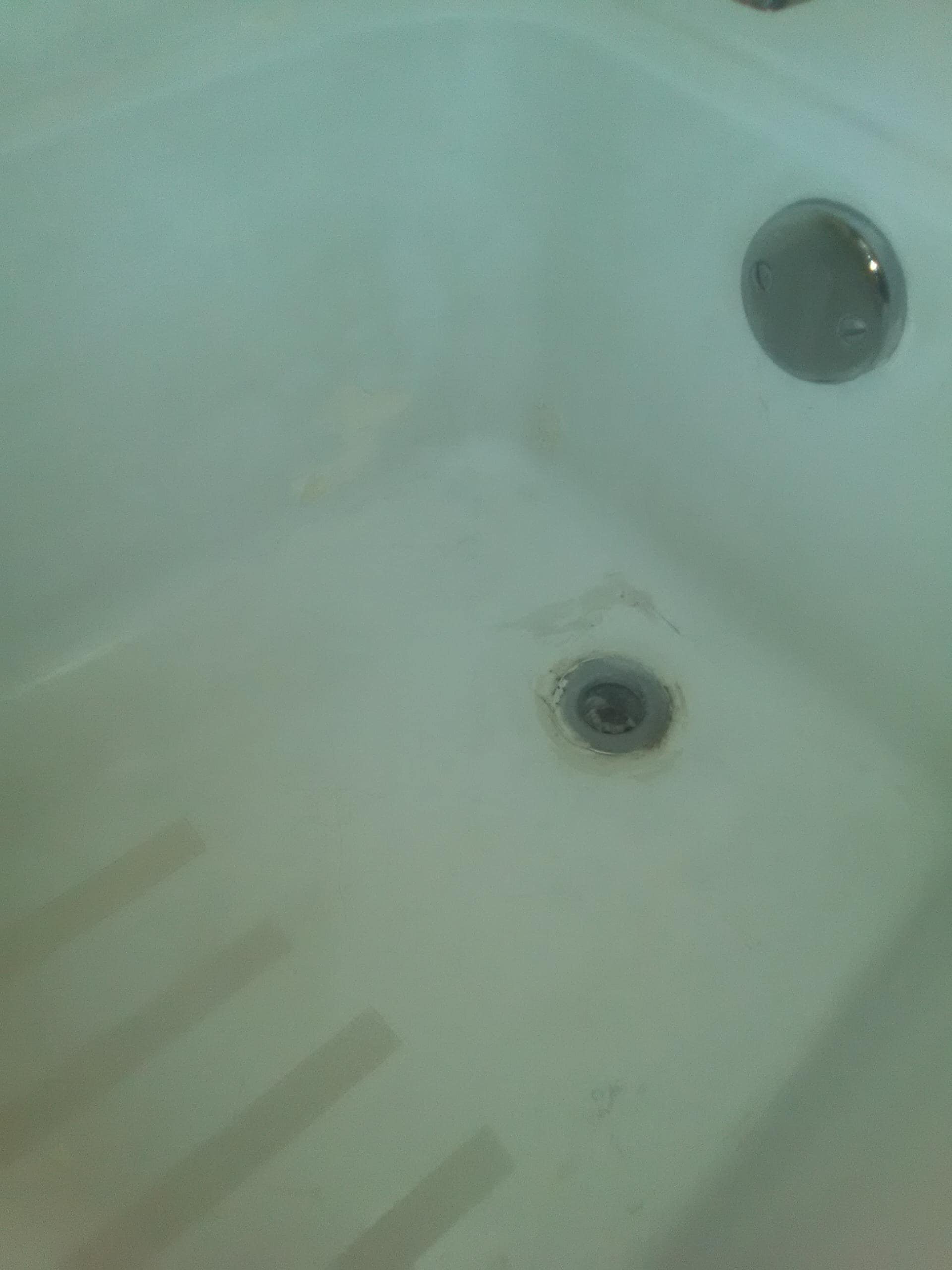 drain has rust