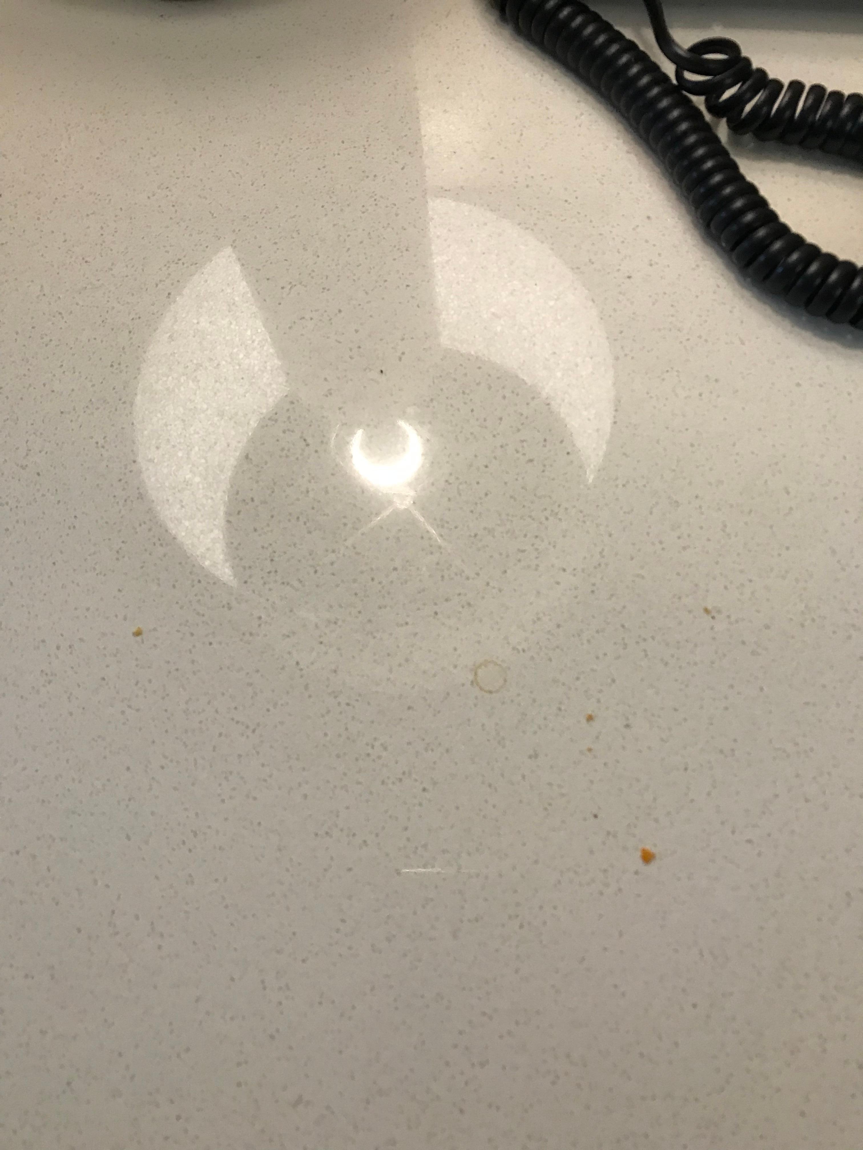 Crumbs from the previous visitor. 