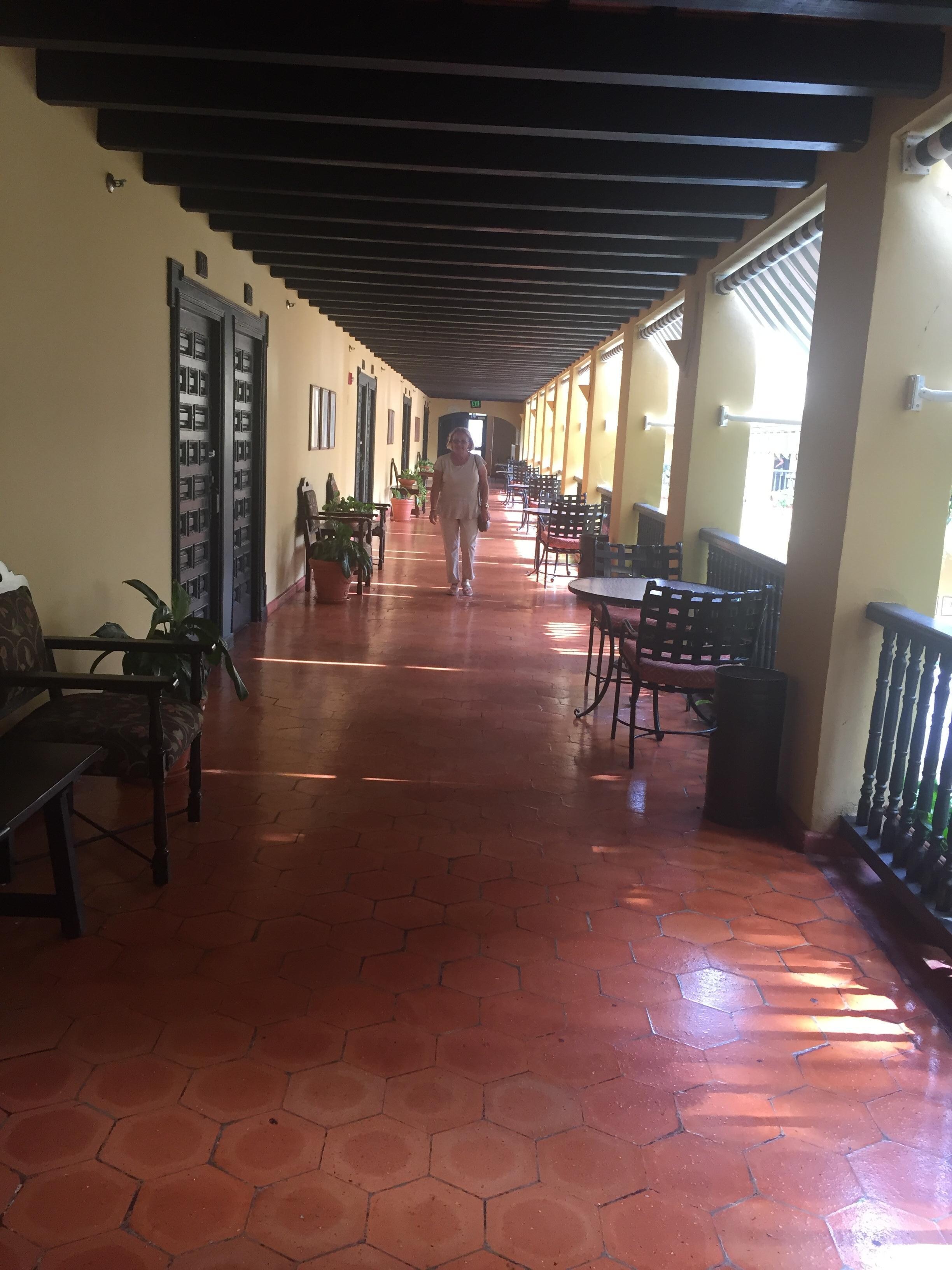 Hallway get to our room, fantastic
