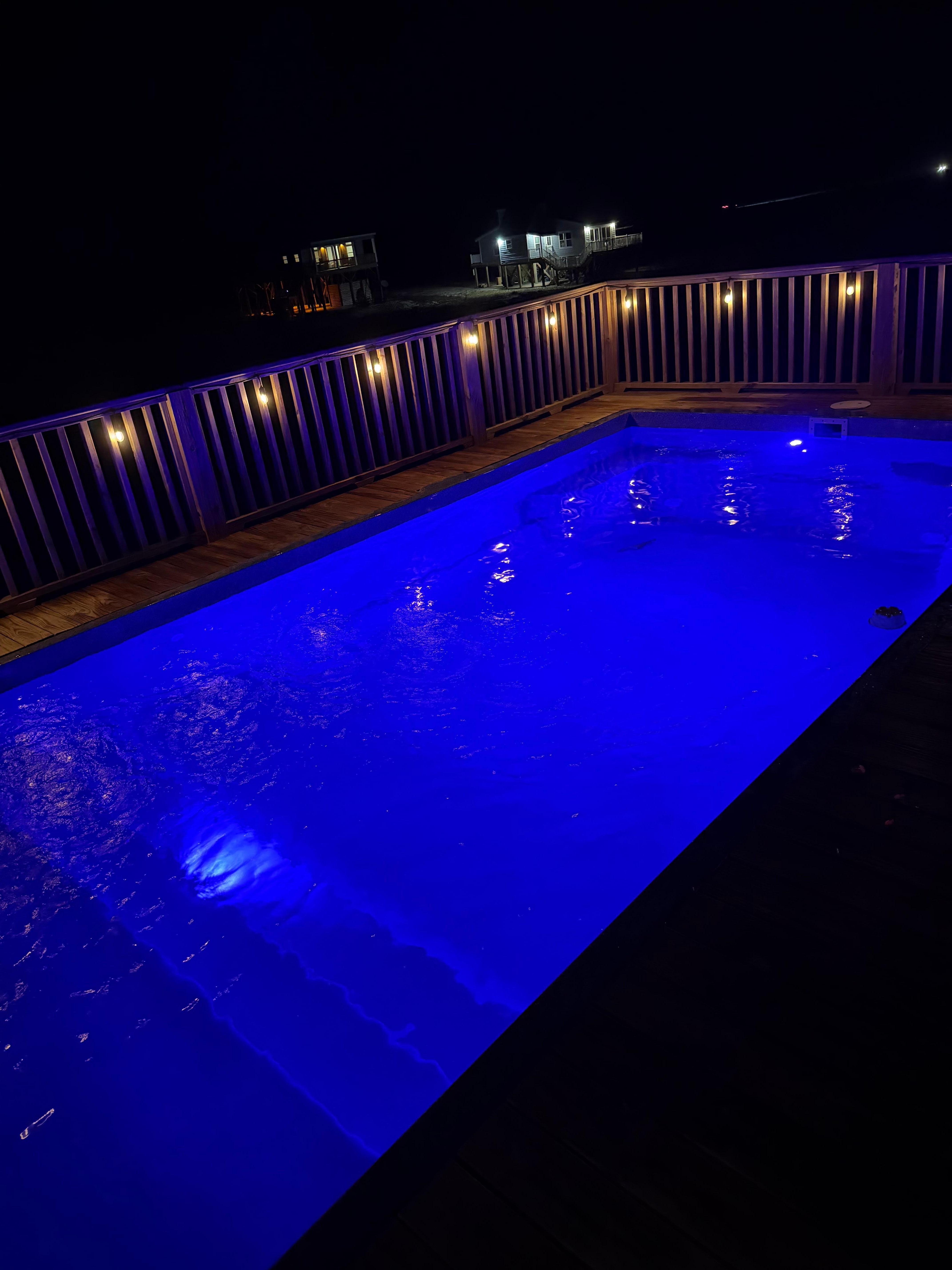 Beautiful for a night swim! 
