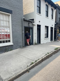 Entrance to VRBO, welcoming us after 15,000 step days!