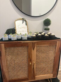 They had such cute decor and furniture throughout the home.