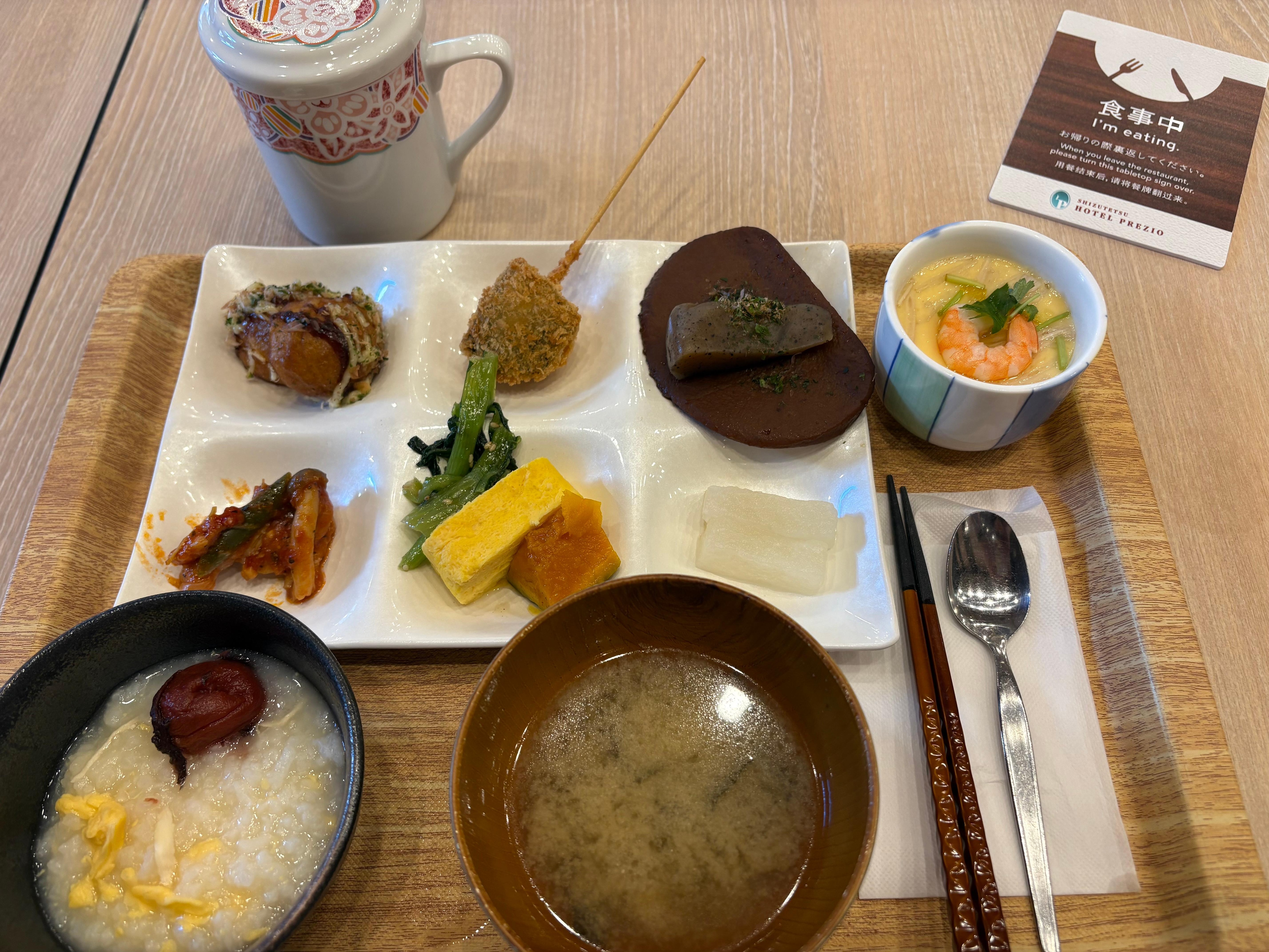 朝ごはんも美味しかったです。