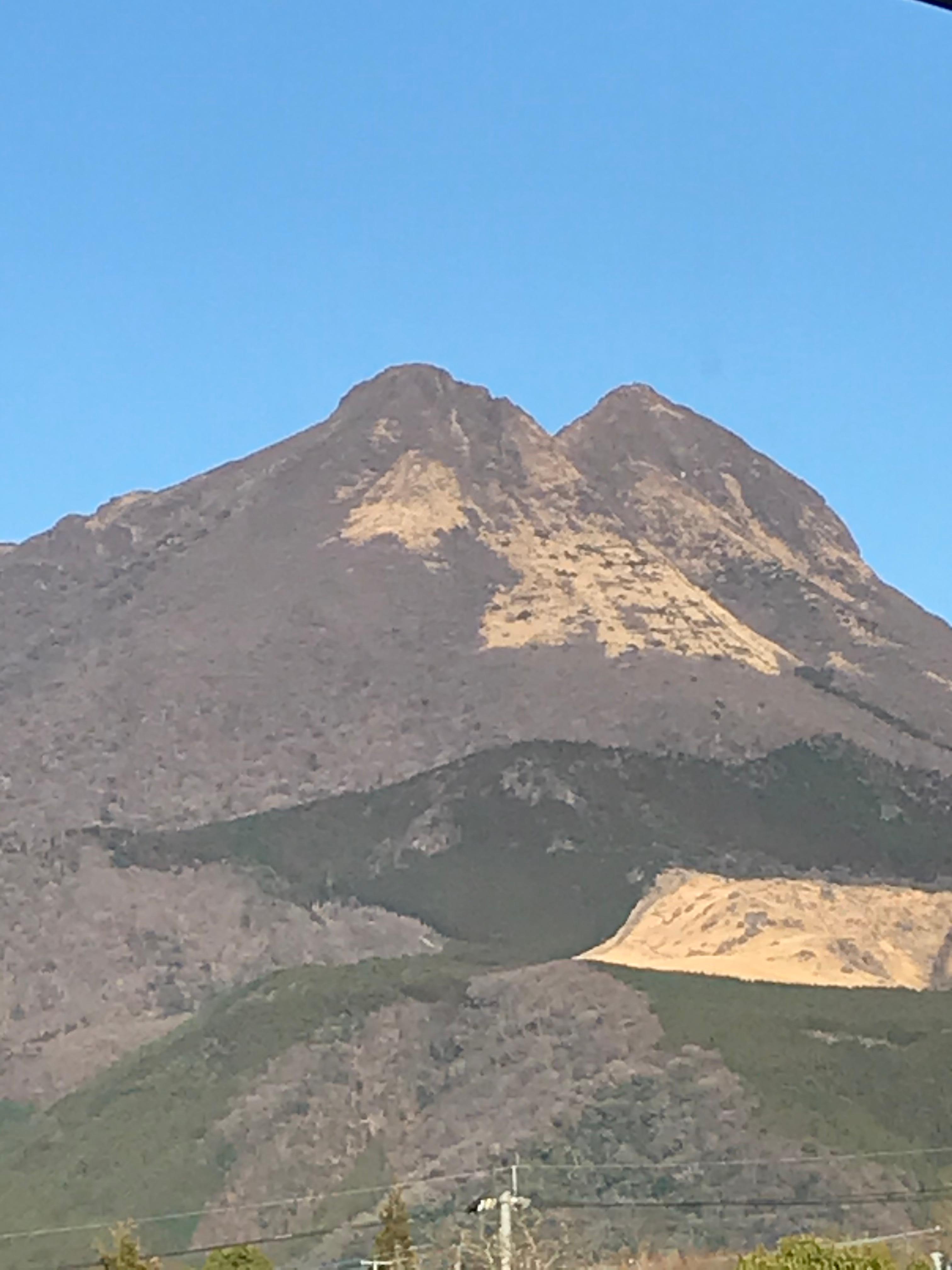 宿からの由布岳