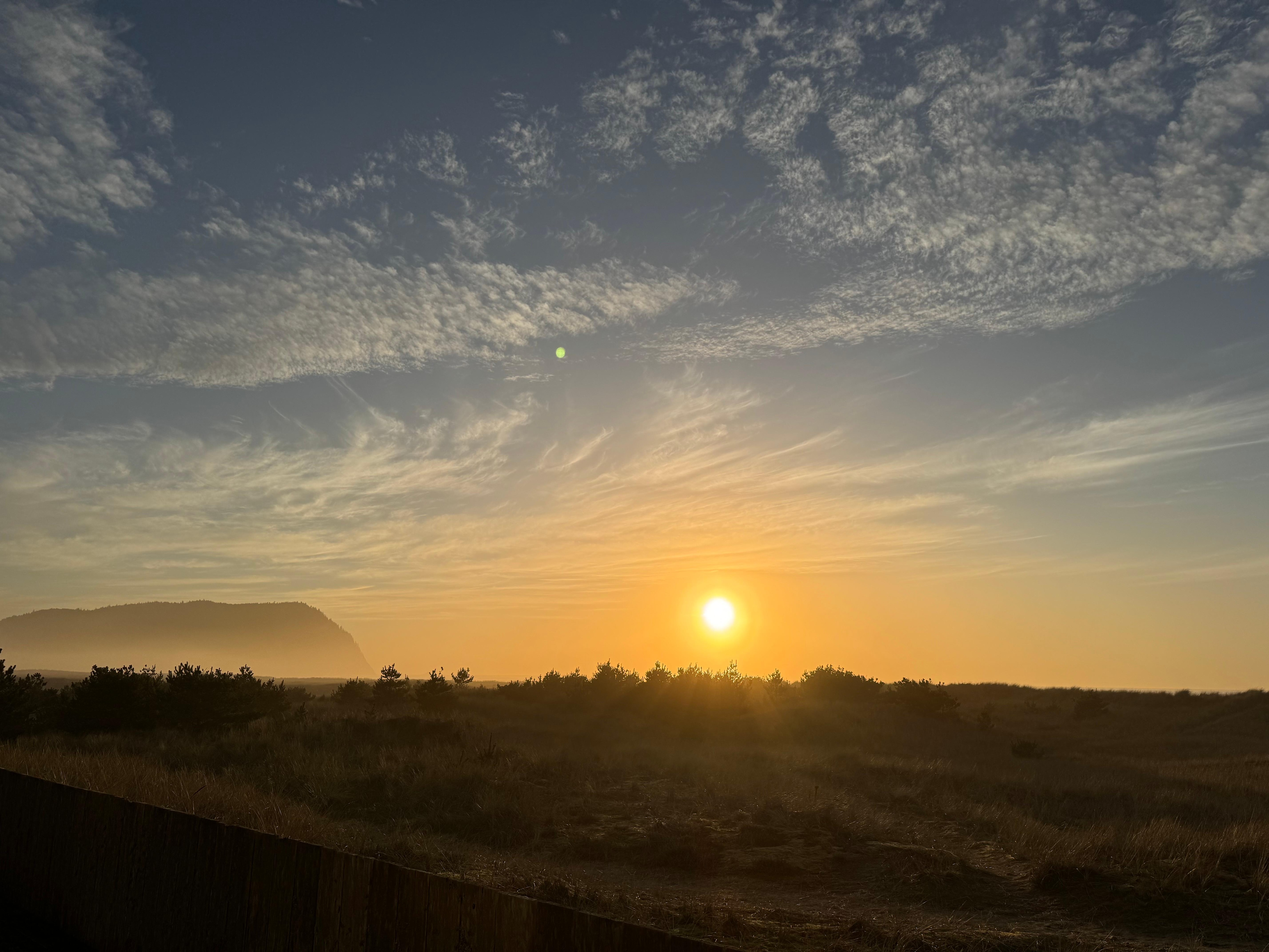Sunset from the 2nd floor.