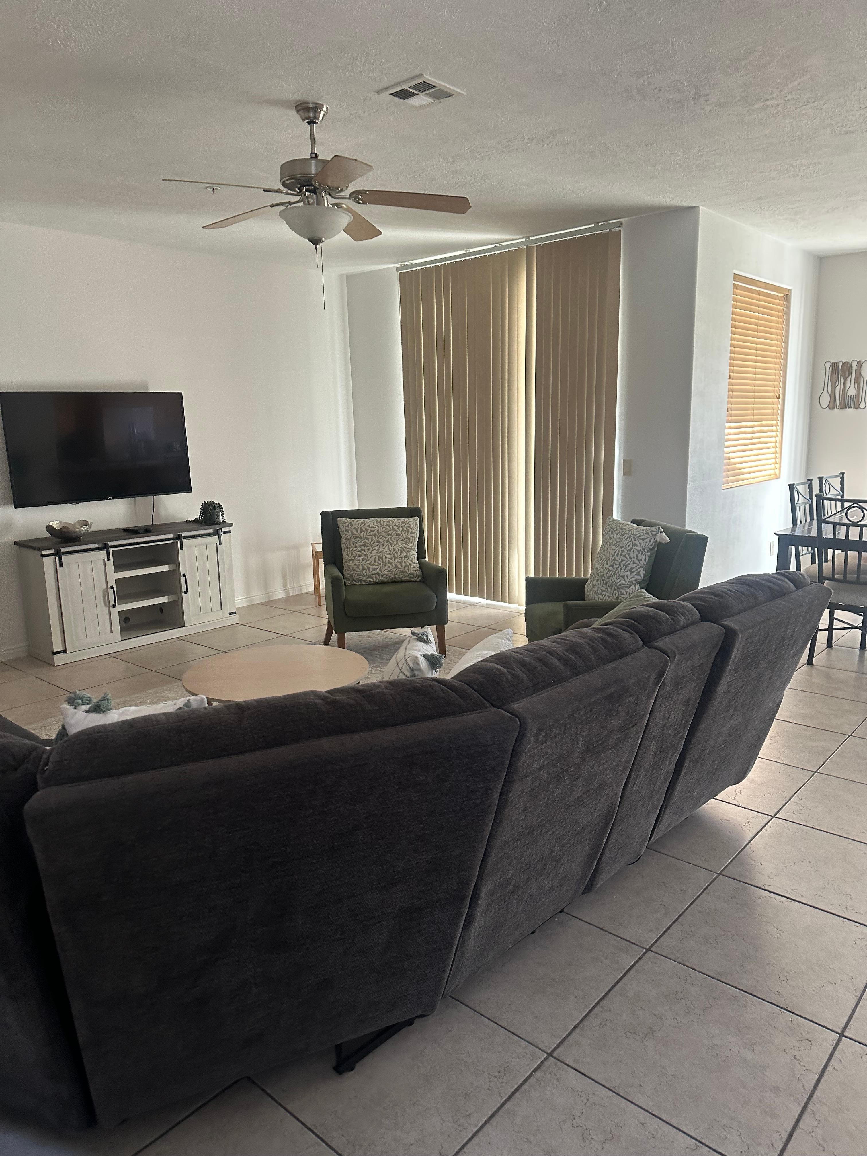  Very comfortable and cozy living room.