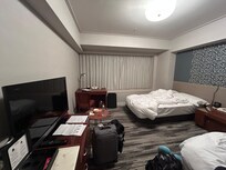 Nothing on the walls and a very cramped feel for such a large hotel with an expansive property.