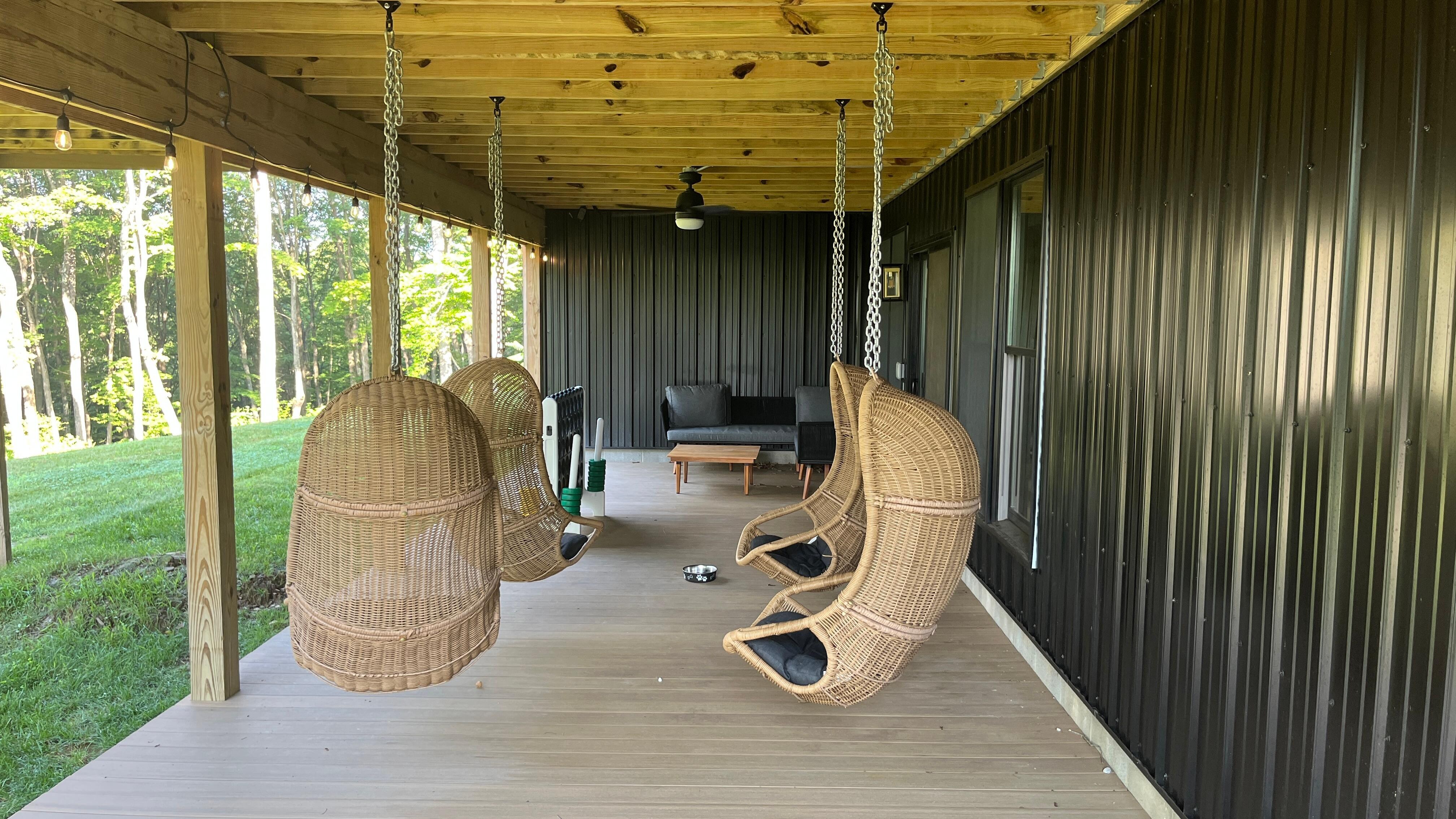 Lower patio