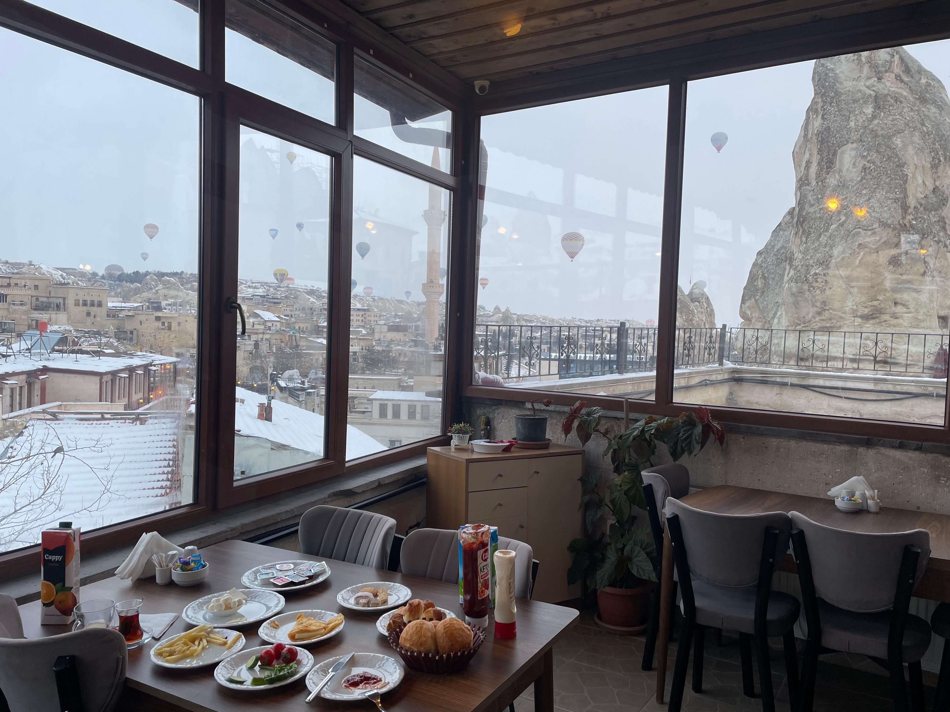 可以看到熱氣球