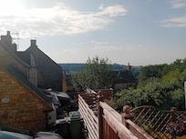 View from Front Door Step from where fantastic sunsets can be seen.