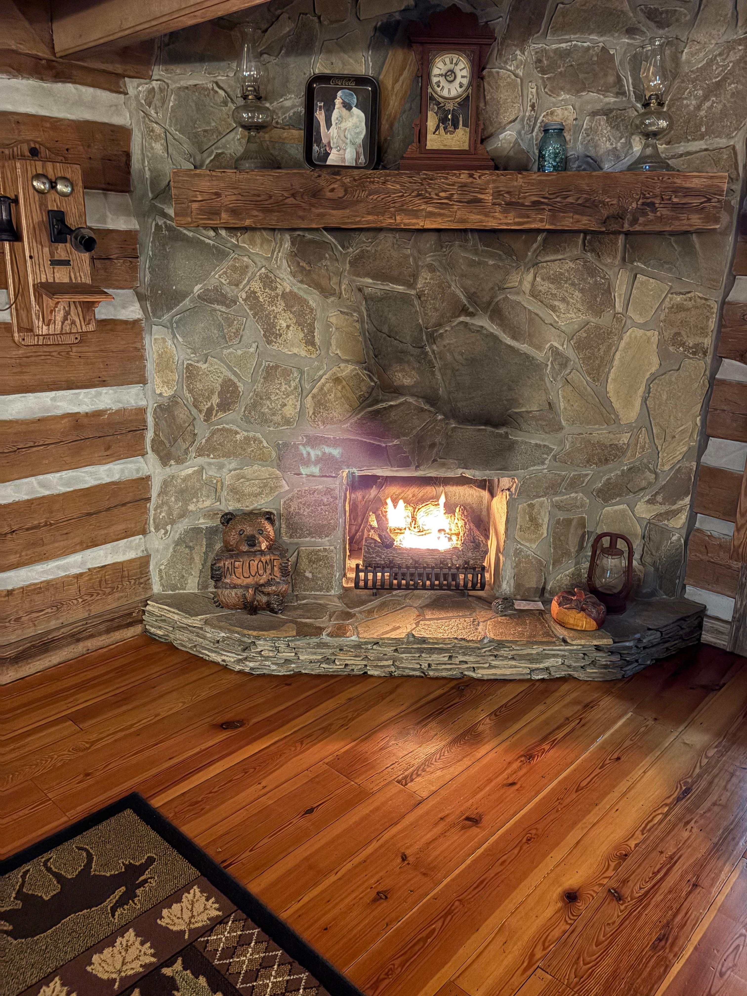 The cabin was so nice. 