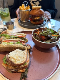 Chicken BLT from the hotel lobby restaurant