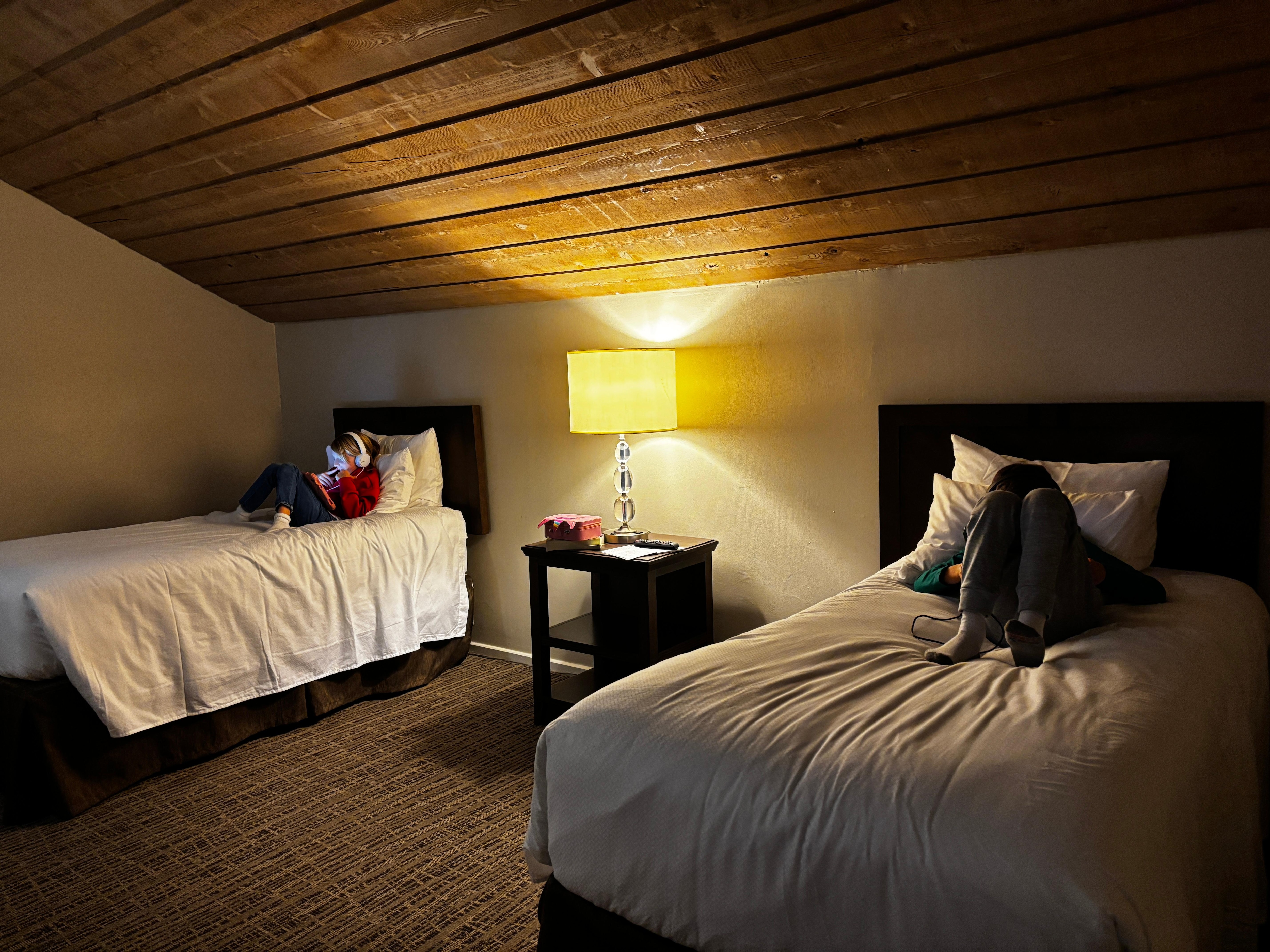 My kids loved the loft with twin beds and tv! They can’t wait to come back