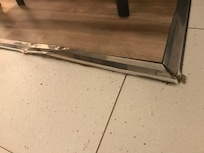 Løs skinne i køkken