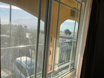 Vue depuis la chambre.