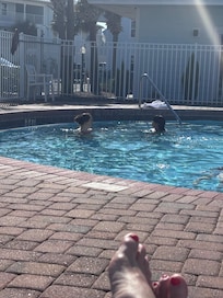 Heated pool was perfect!