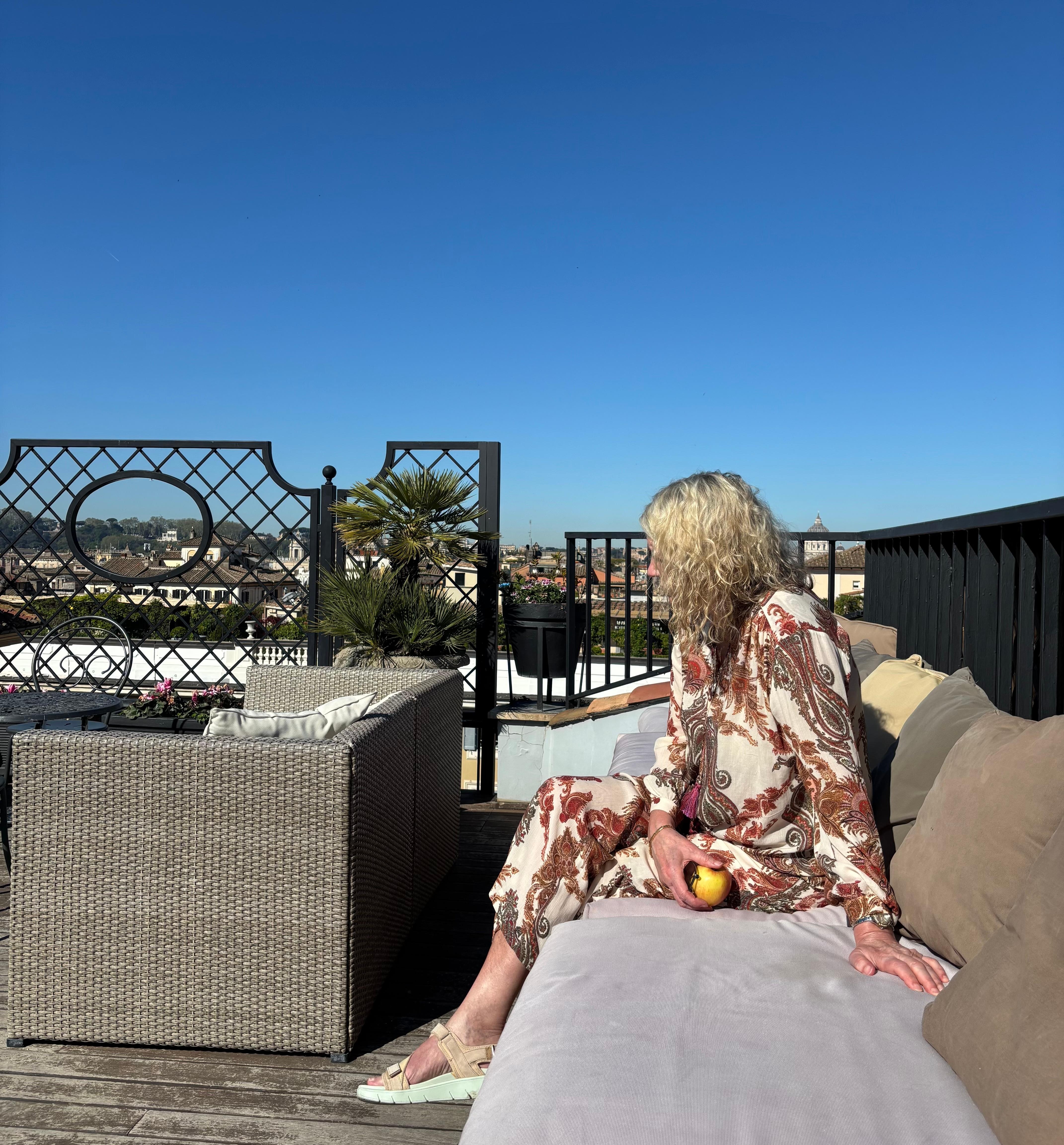 Dejlig morgenmads terrasse 