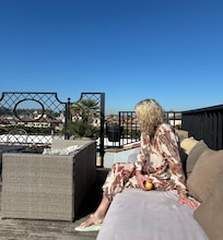 Dejlig morgenmads terrasse