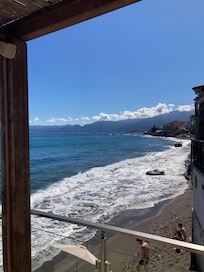 View from the restaurant balcony.