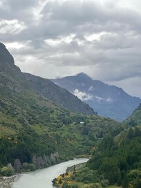 About 30m from the apartment entrance