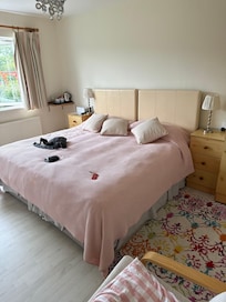 Our room, tiny but has everything you need
