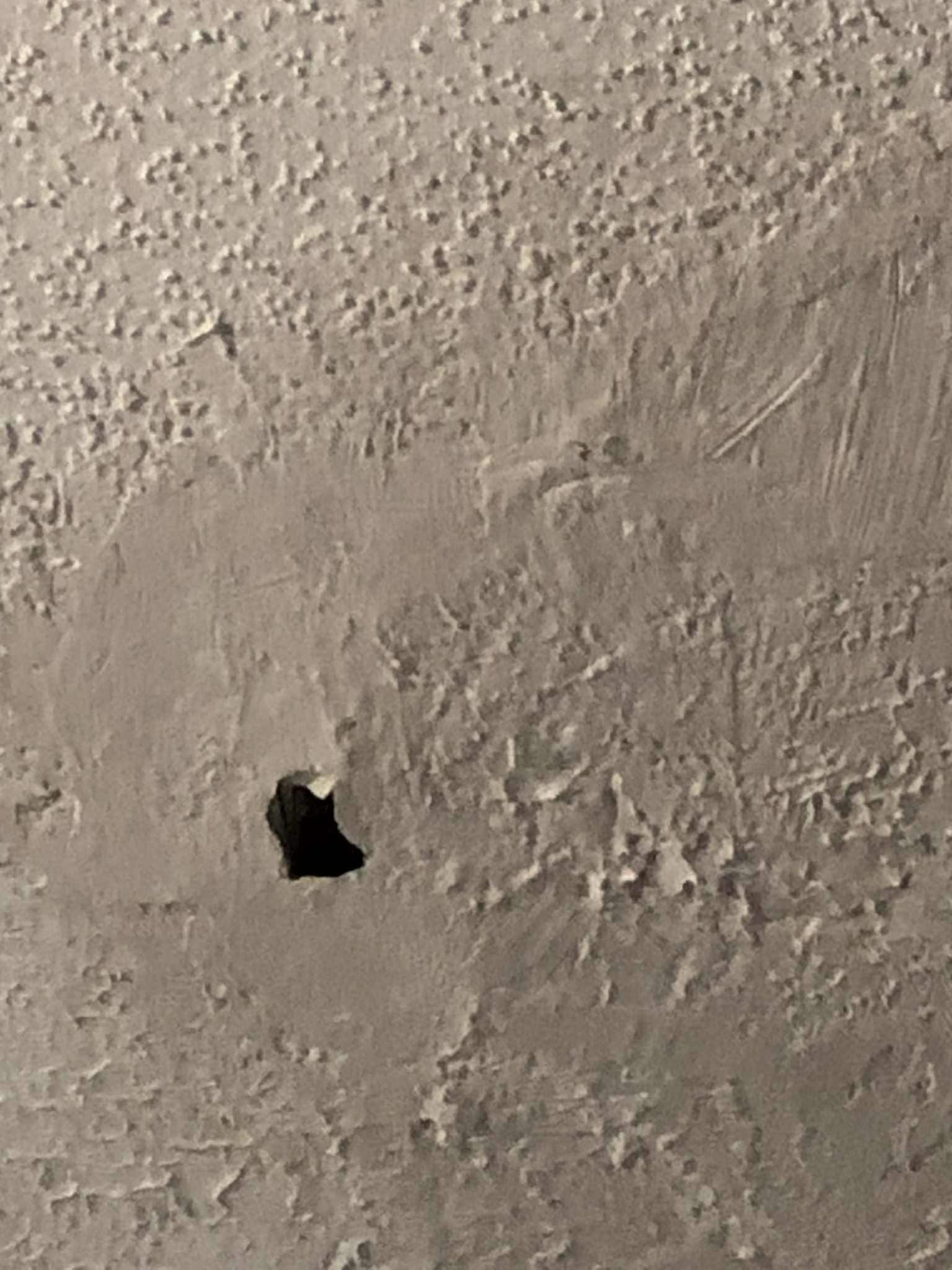 Hole in the ceiling