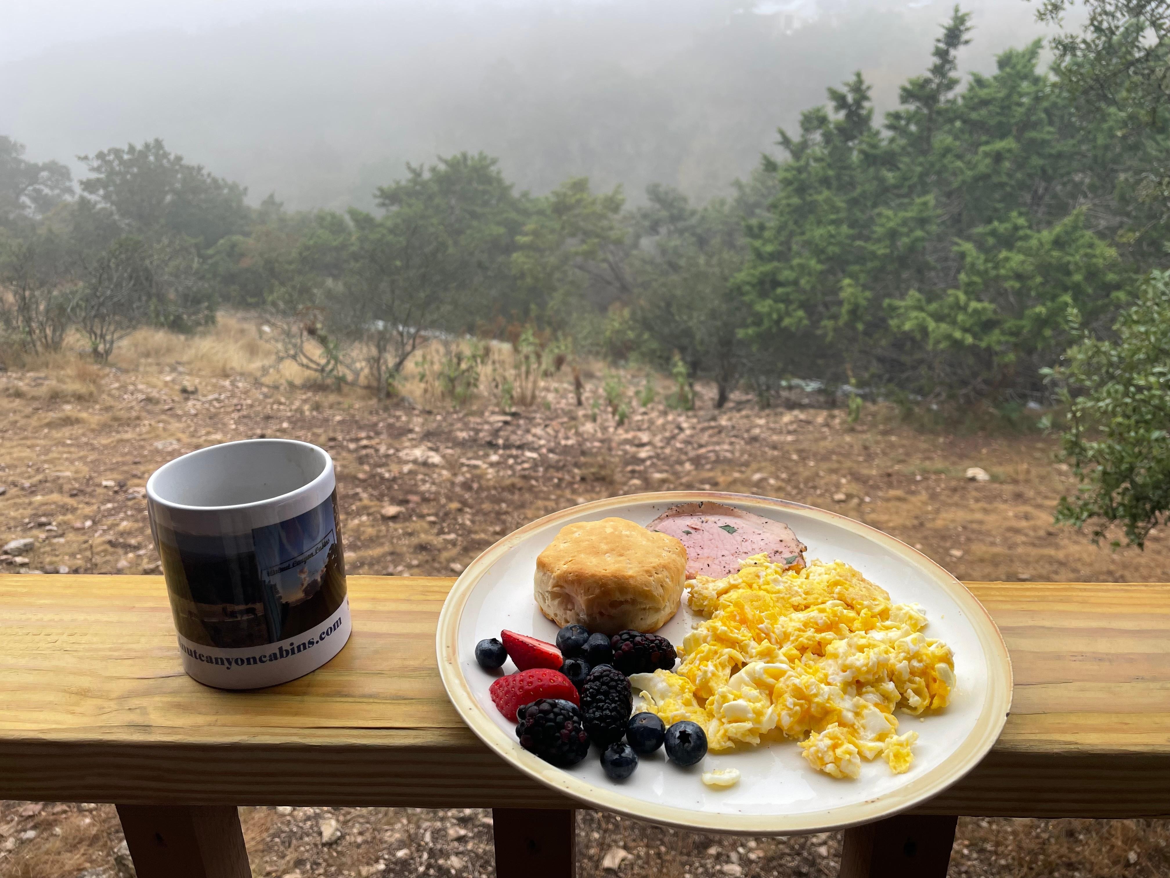 We love making our breakfast...so fresh and so delicious.