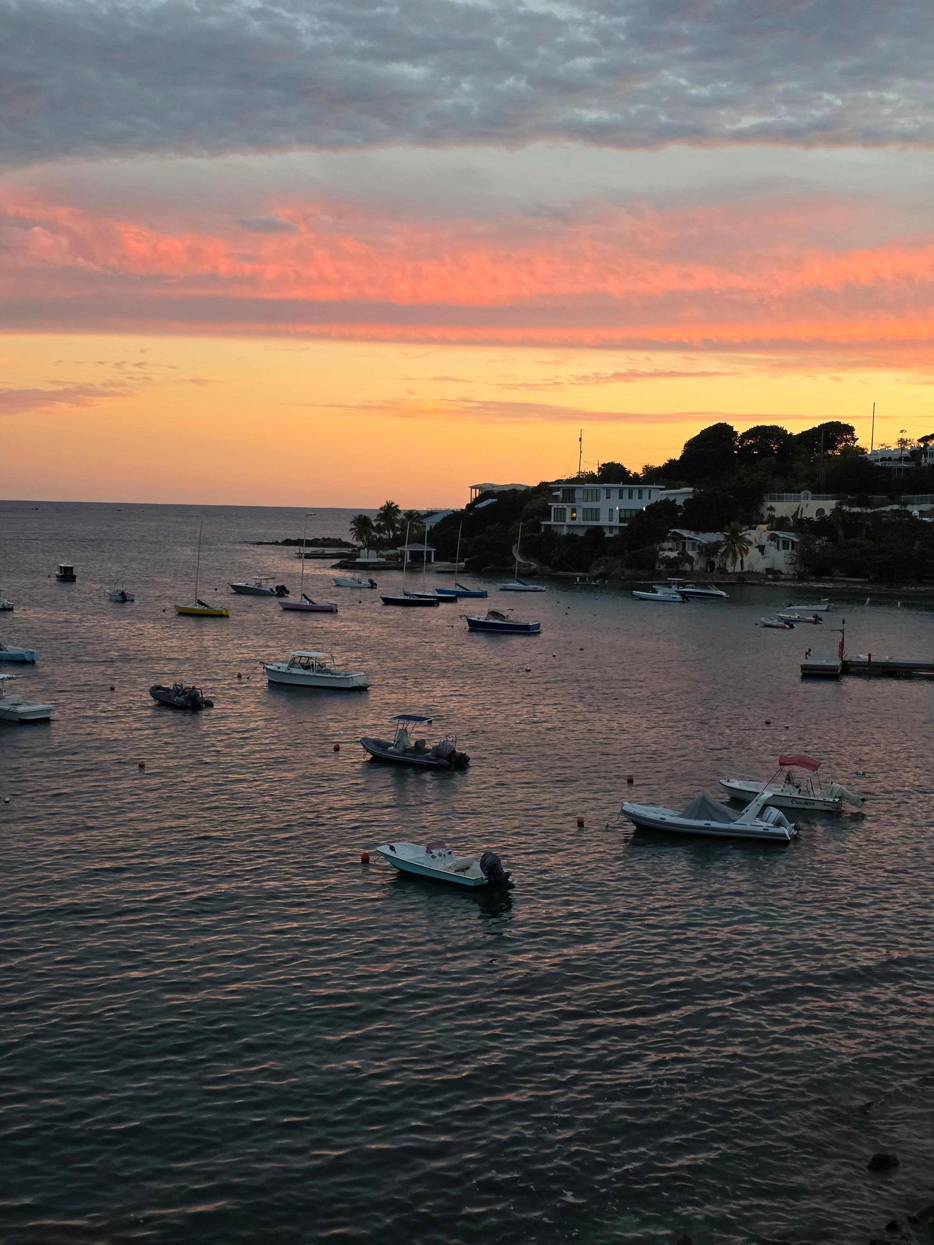 sunset from the porch