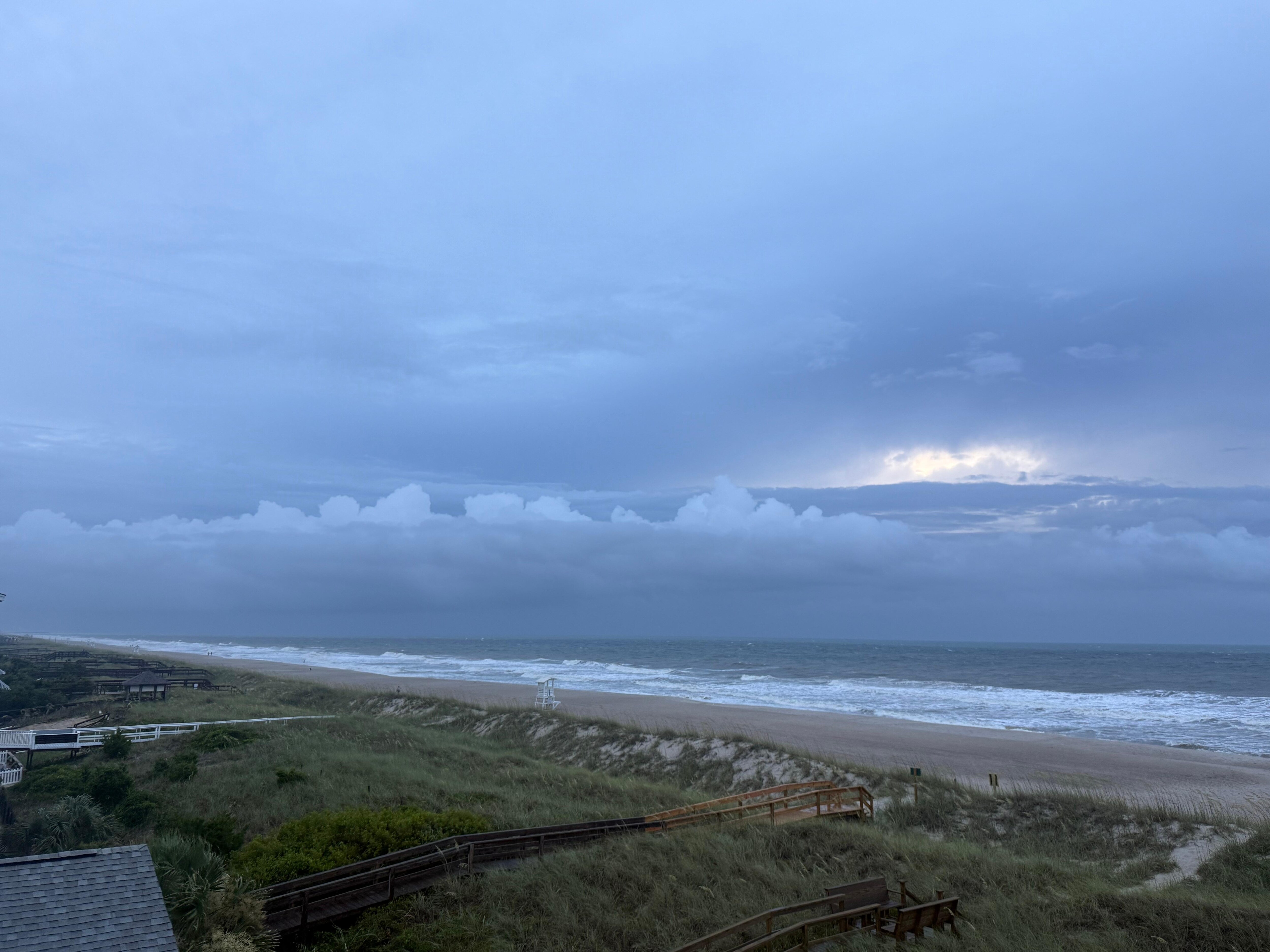View from 3rd floor balcony 