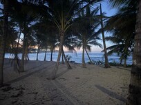 Looking from my door to the beach!!
